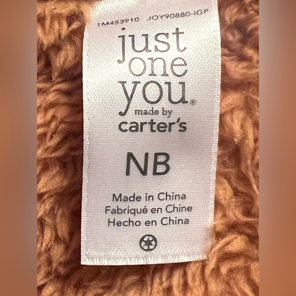 Carter's Brown Fleece Bear Footie - Picture 3 of 4